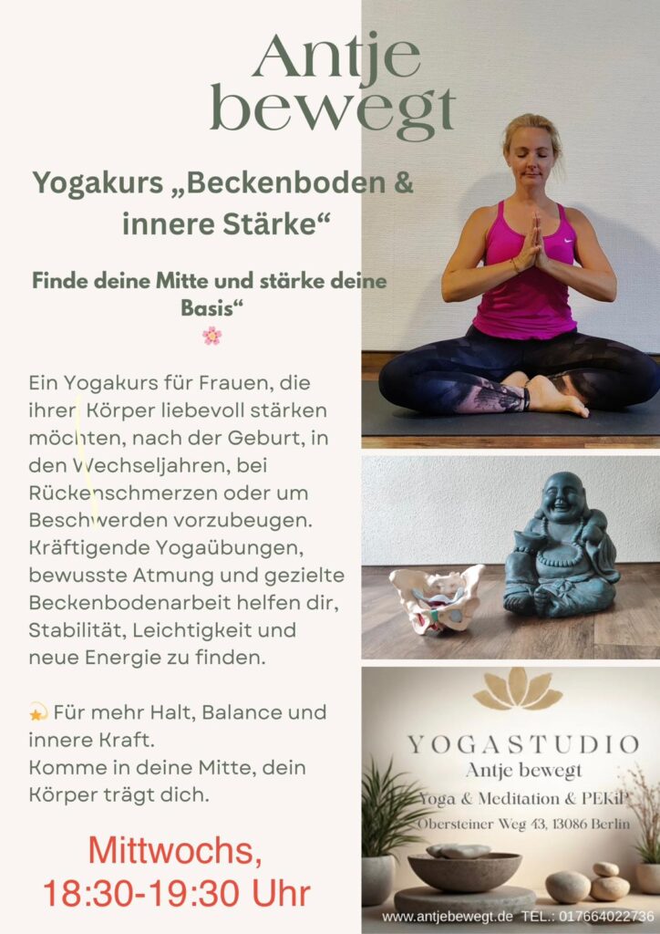 Beckenboden Yoga